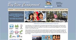Desktop Screenshot of bayviewcampground.com